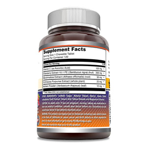 Amazing Formulas Elderberry Complex 120 Chewable Tablets
