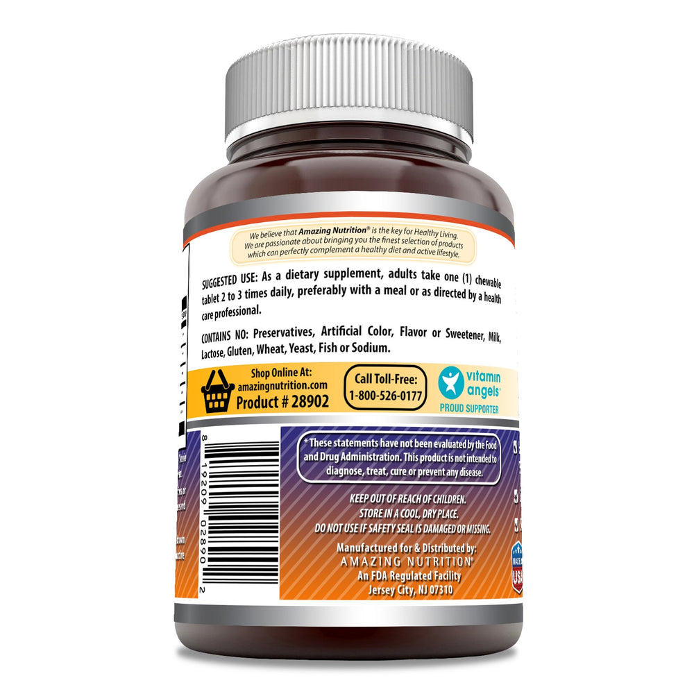 Amazing Formulas Elderberry Complex 120 Chewable Tablets