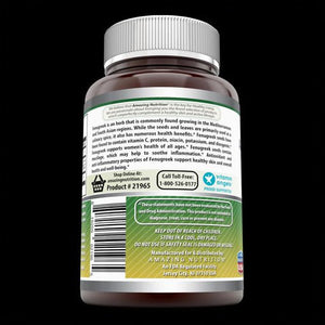 Amazing Formulas Fenugreek 610 Mg 400 Veggie Capsules