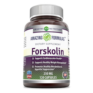 
                
                    Load image into Gallery viewer, Amazing Formulas Forskolin Extract 250 Mg 120 Capsules
                
            