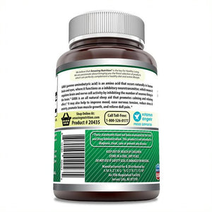 Amazing Formulas Pharma GABA 750 Mg 100 Veggie Capsules