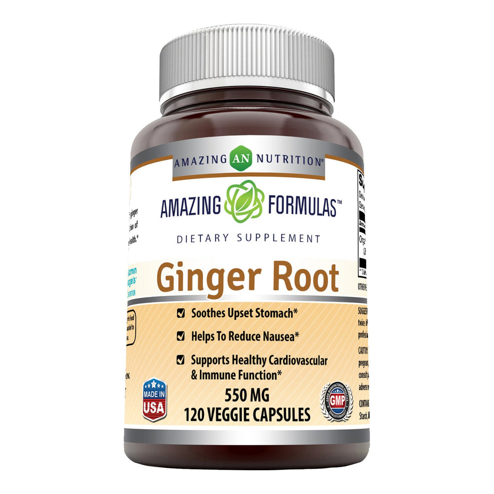 Amazing Formulas Ginger Root 550 Mg 120 Capsules