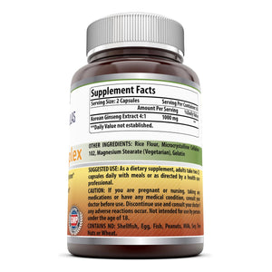 Amazing Formulas Ginseng Complex 1000 Mg 120 Capsules