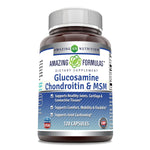 Amazing Formulas Glucosamine Chondroitin & MSM Shellfish Free 120 Capsules