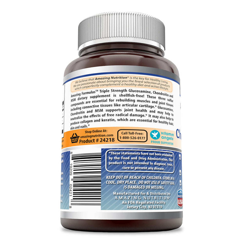 
                
                    Load image into Gallery viewer, Amazing Formulas Glucosamine Chondroitin and MSM 60 Tablets
                
            