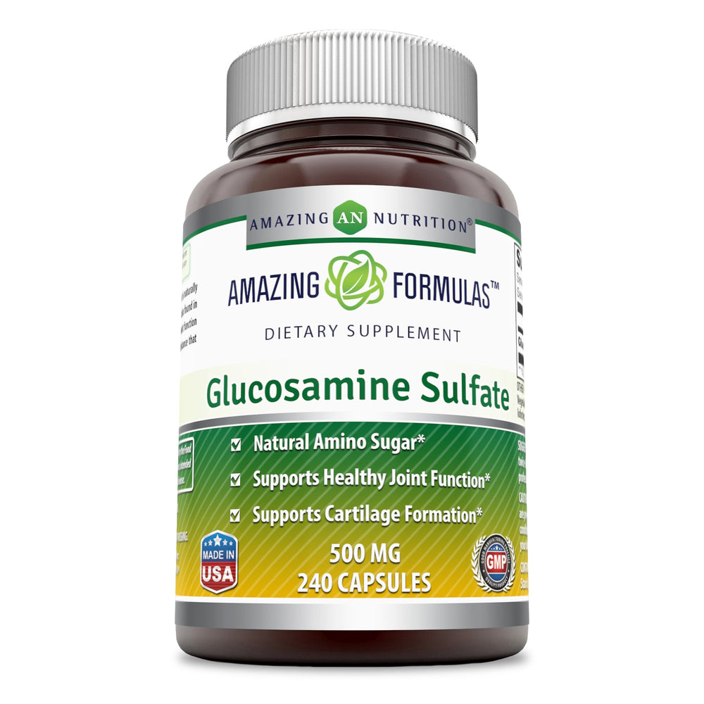 
                
                    Load image into Gallery viewer, Amazing Formulas Glucosamine Sulfate 500 Mg 240 Capsule
                
            