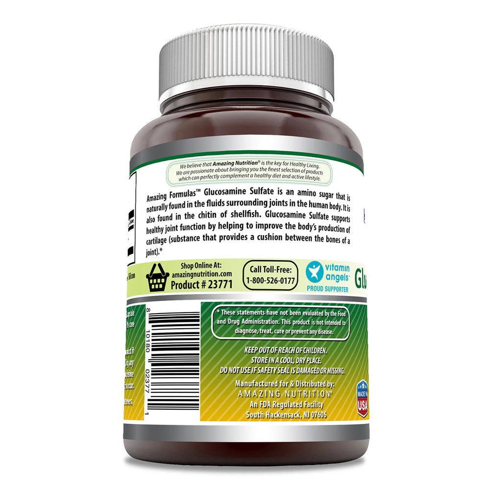 Amazing Formulas Glucosamine Sulfate 750 Mg 180 Capsules