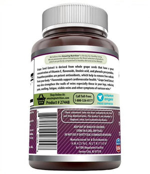 
                
                    Load image into Gallery viewer, Amazing Formulas Grapeseed Extract 16000 mg Per Serving 240 Veggie Capsules
                
            