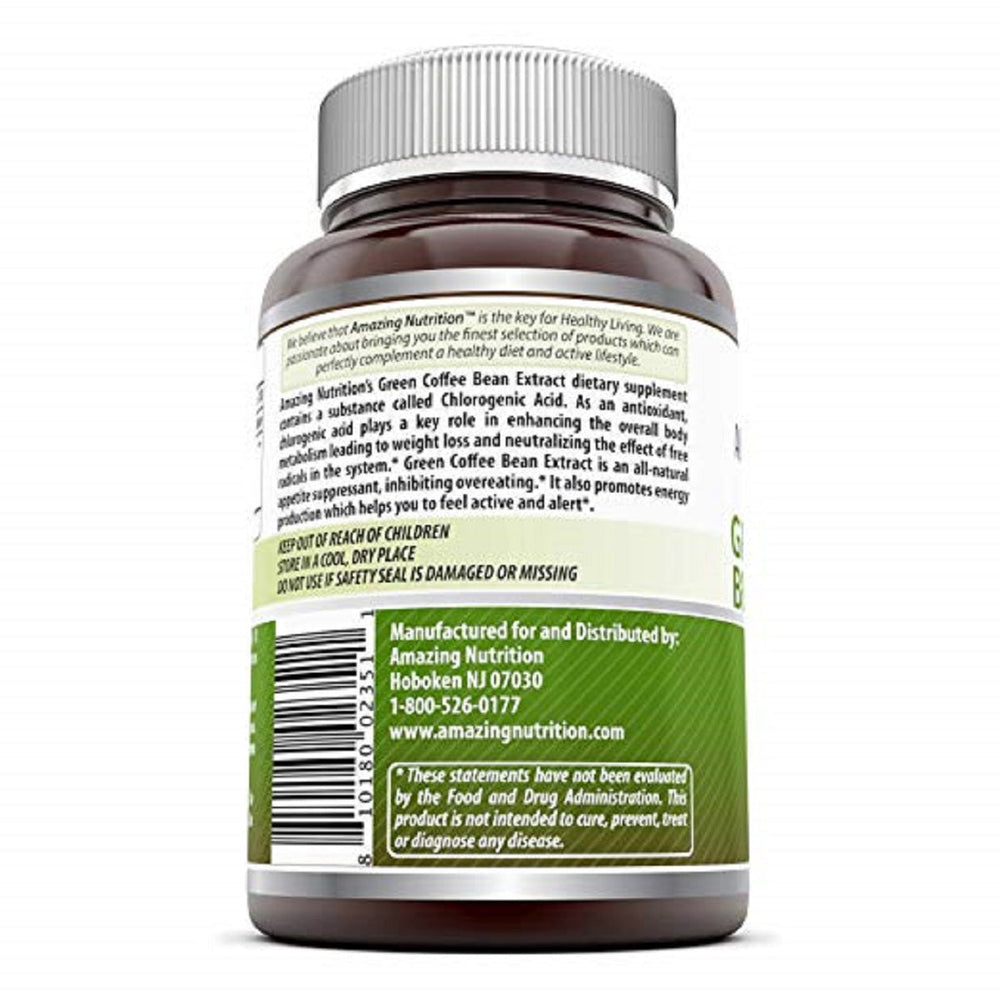 
                
                    Load image into Gallery viewer, Amazing Formulas Green Coffee Bean Extract 800 Mg 120 Veggie Capsules
                
            