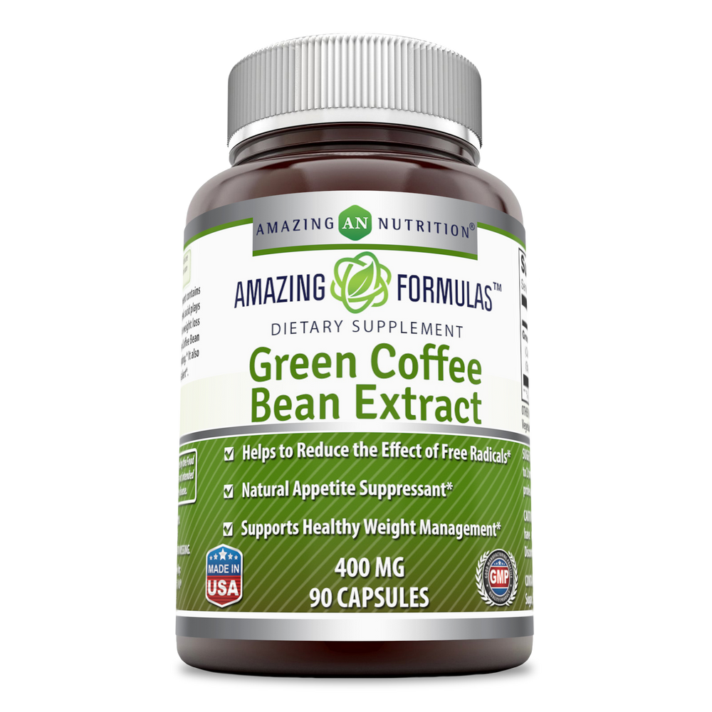 Amazing Formulas Green Coffee Bean Extract 400 Mg 90 Capsules