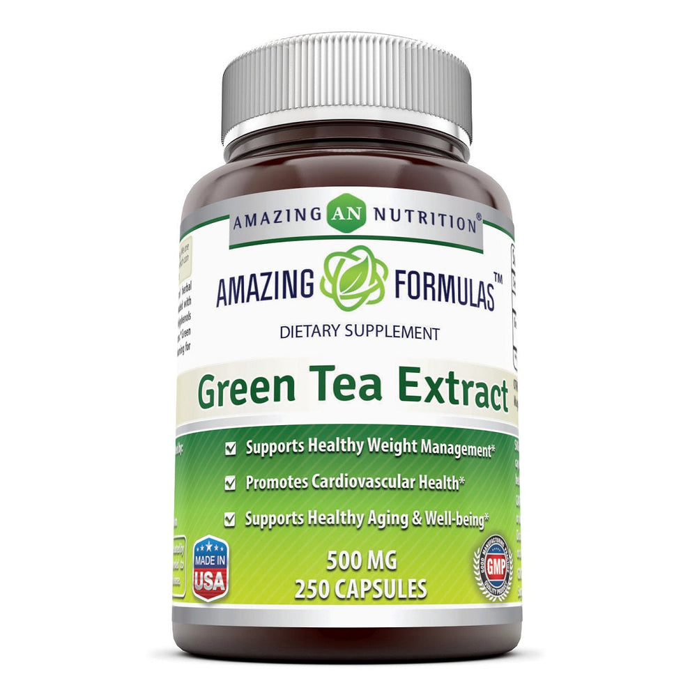 Amazing Formulas Green Tea Extract 500 Mg 250 Capsules