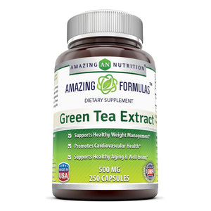 Amazing Formulas Green Tea Extract 500 Mg 250 Capsules