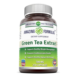 Amazing Formulas Green Tea Extract 500 Mg 250 Capsules