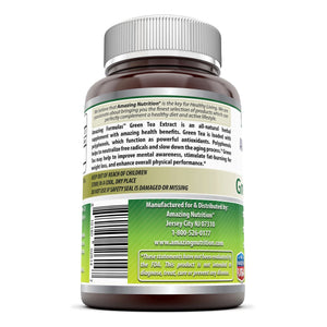 Amazing Formulas Green Tea Extract 500 Mg 250 Capsules