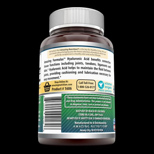 Amazing Formulas Hyaluronic Acid 100 mg 250 Capsules