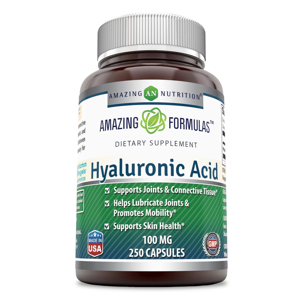 Amazing Formulas Hyaluronic Acid 100 mg 250 Capsules