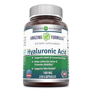 Amazing Formulas Hyaluronic Acid 100 mg 250 Capsules