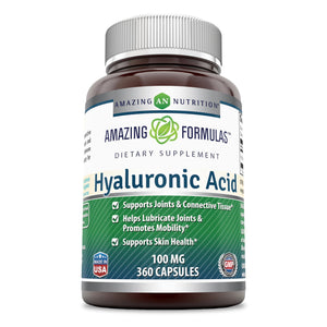 
                
                    Load image into Gallery viewer, Amazing Formulas Hyaluronic Acid 100 mg 360 Capsules
                
            