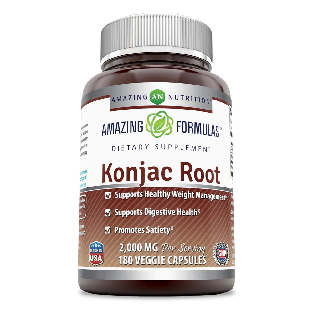 
                
                    Load image into Gallery viewer, Amazing Formulas Konjac Root 2000 mg ps 180 Veggie Capsules
                
            