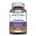 Amazing Formulas L-Arginine 500 Mg 500 Capsules