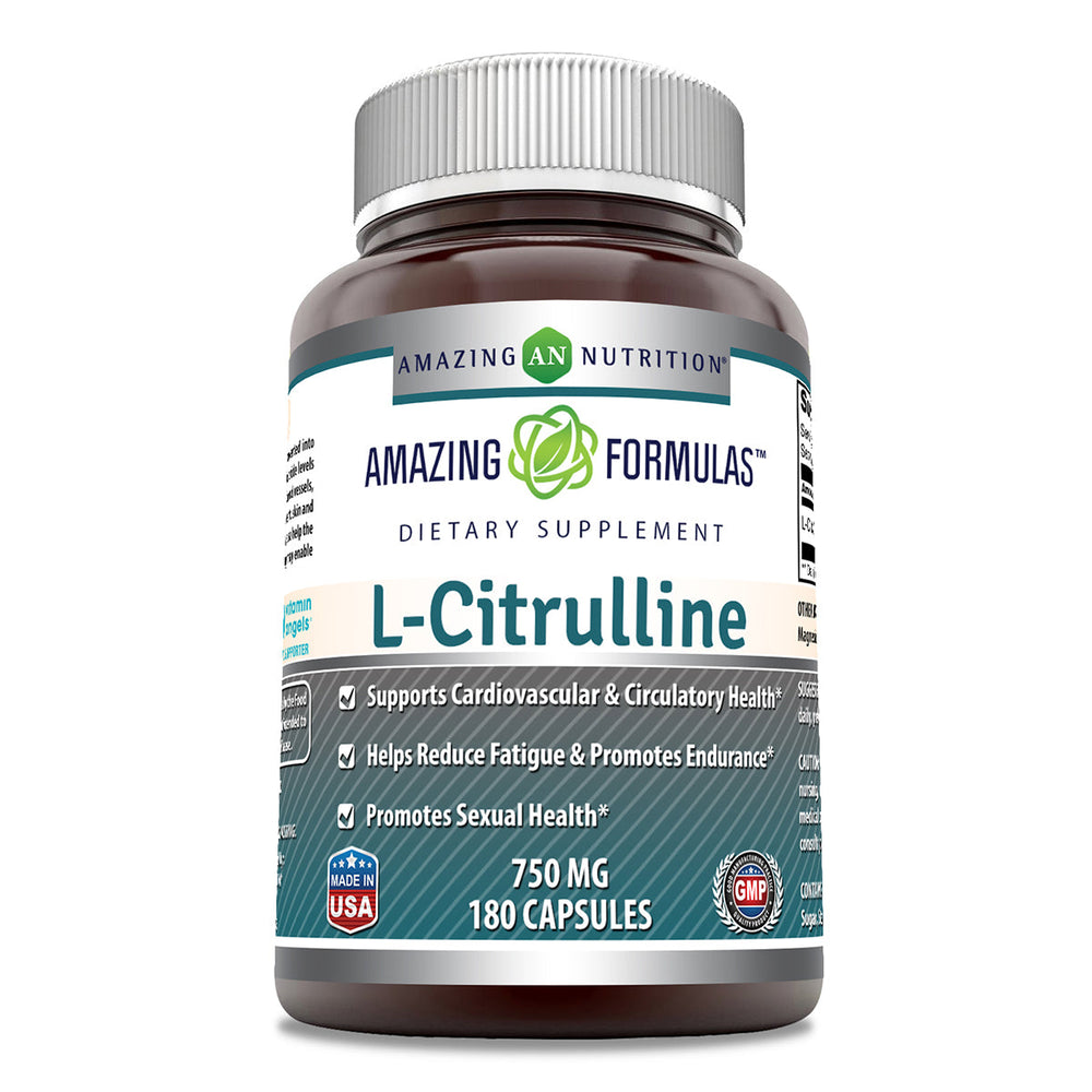 Amazing Formulas L Citrulline 750 Mg 180 Capsules