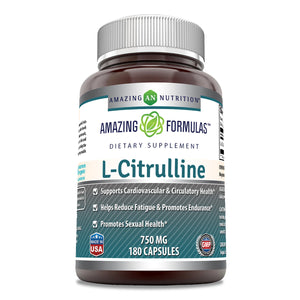 Amazing Formulas L Citrulline 750 Mg 180 Capsules