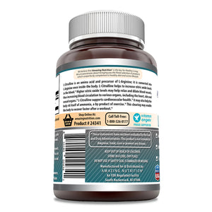 Amazing Formulas L Citrulline 750 Mg 180 Capsules