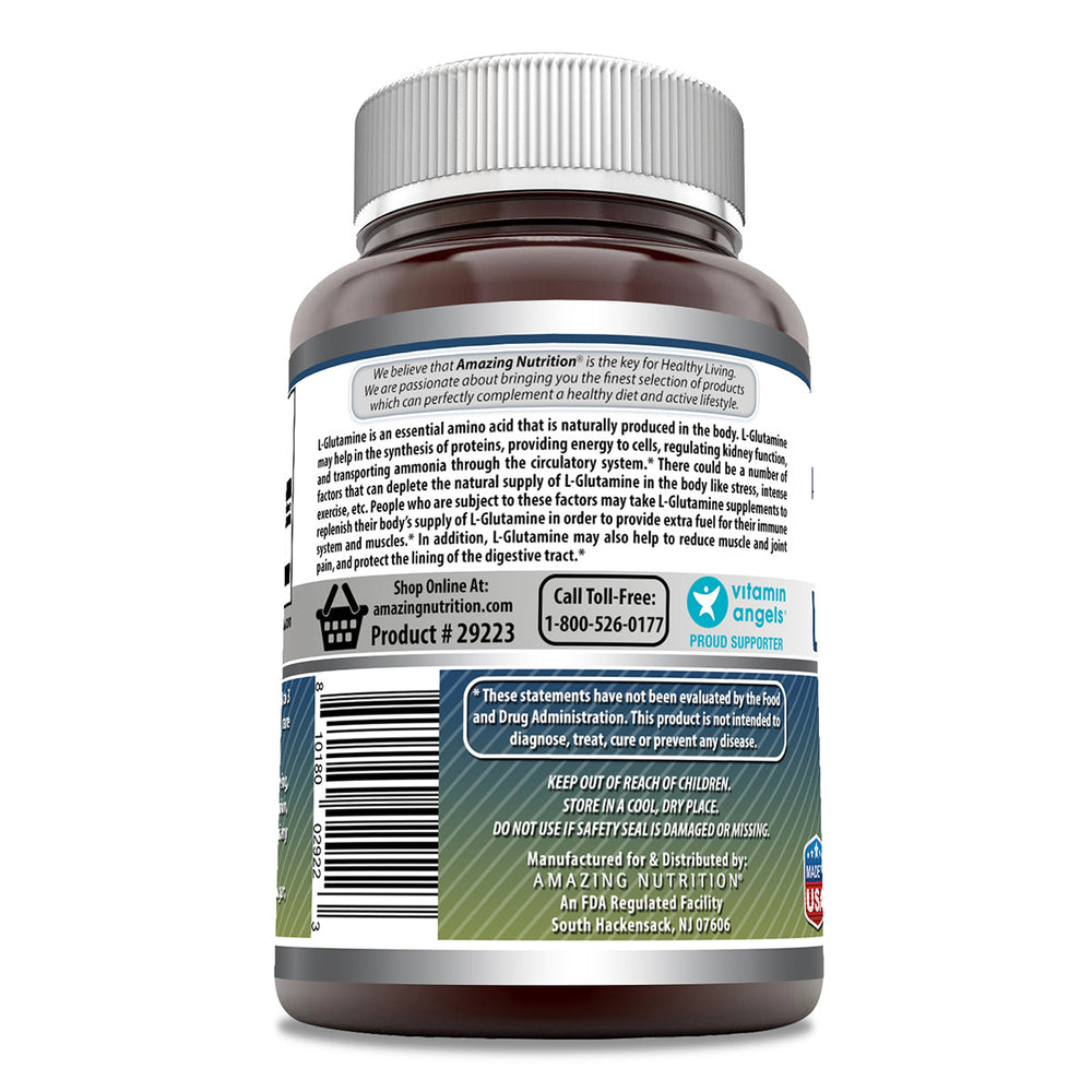 Amazing Formulas L Glutamine 500 Mg 120 Capsules