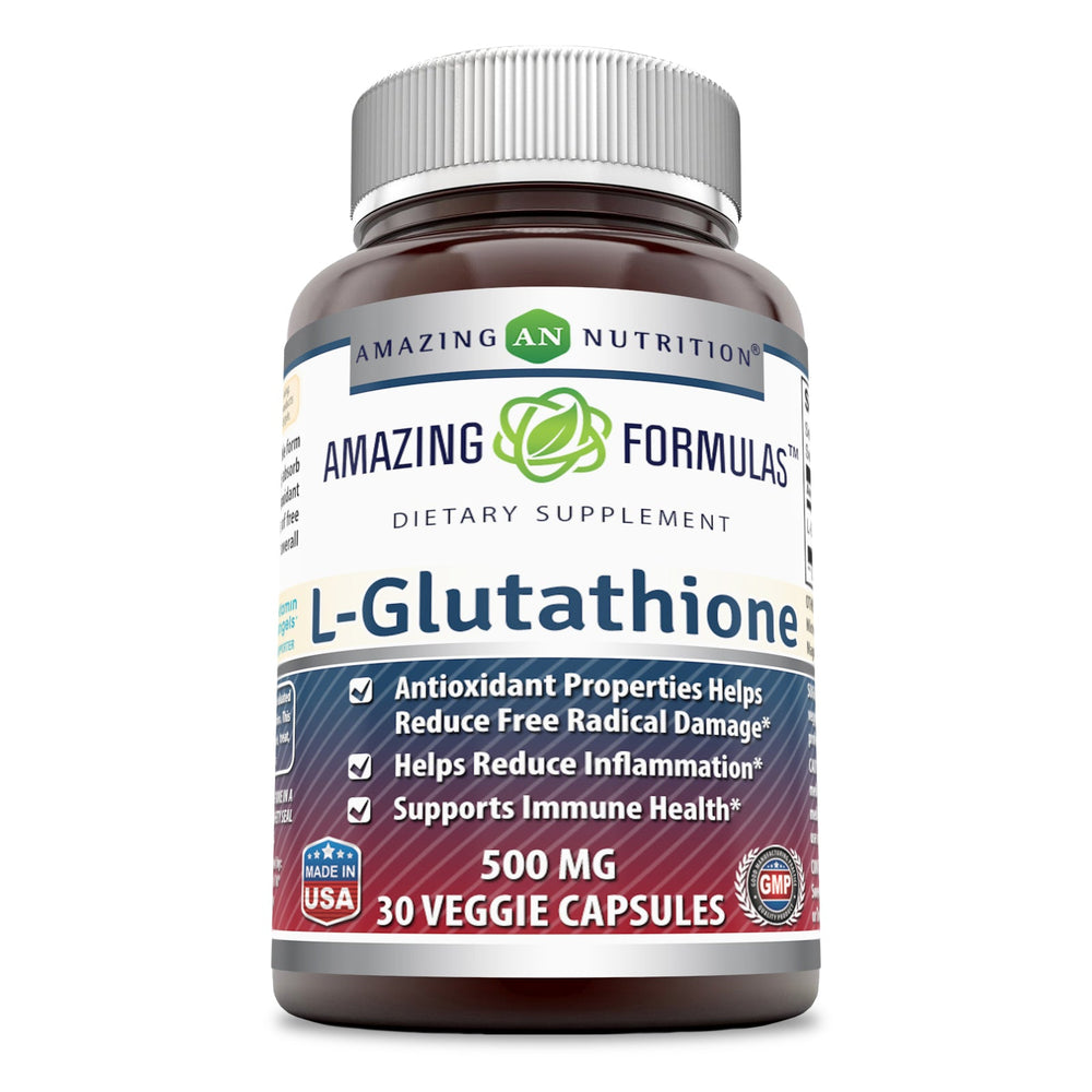 Amazing Formulas L-Glutathione 500 Mg 30 Veggie Capsules