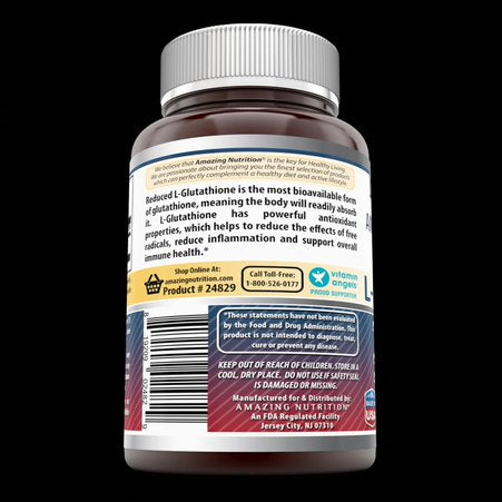 Amazing Formulas L-Glutathione 500 Mg 30 Veggie Capsules Amazing Muscle Amazing Formulas L-Glutathione 500 Mg 30 Veggie Capsules Amazing Muscle