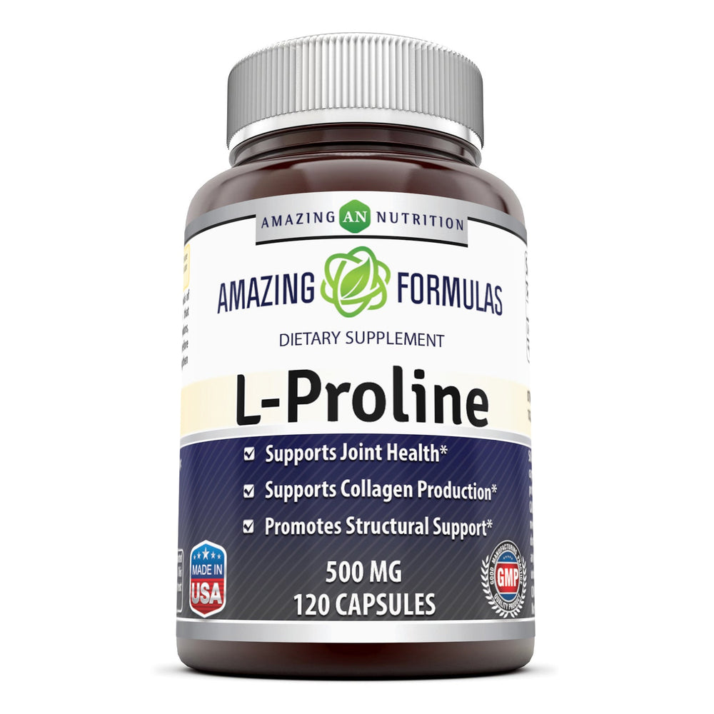 Amazing Formulas L Proline 500 Mg 120 Capsules
