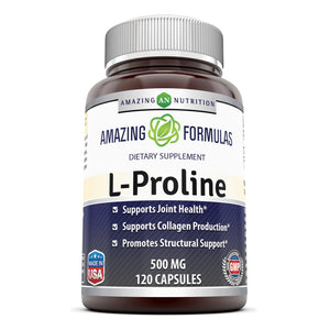 Amazing Formulas L Proline 500 Mg 120 Capsules