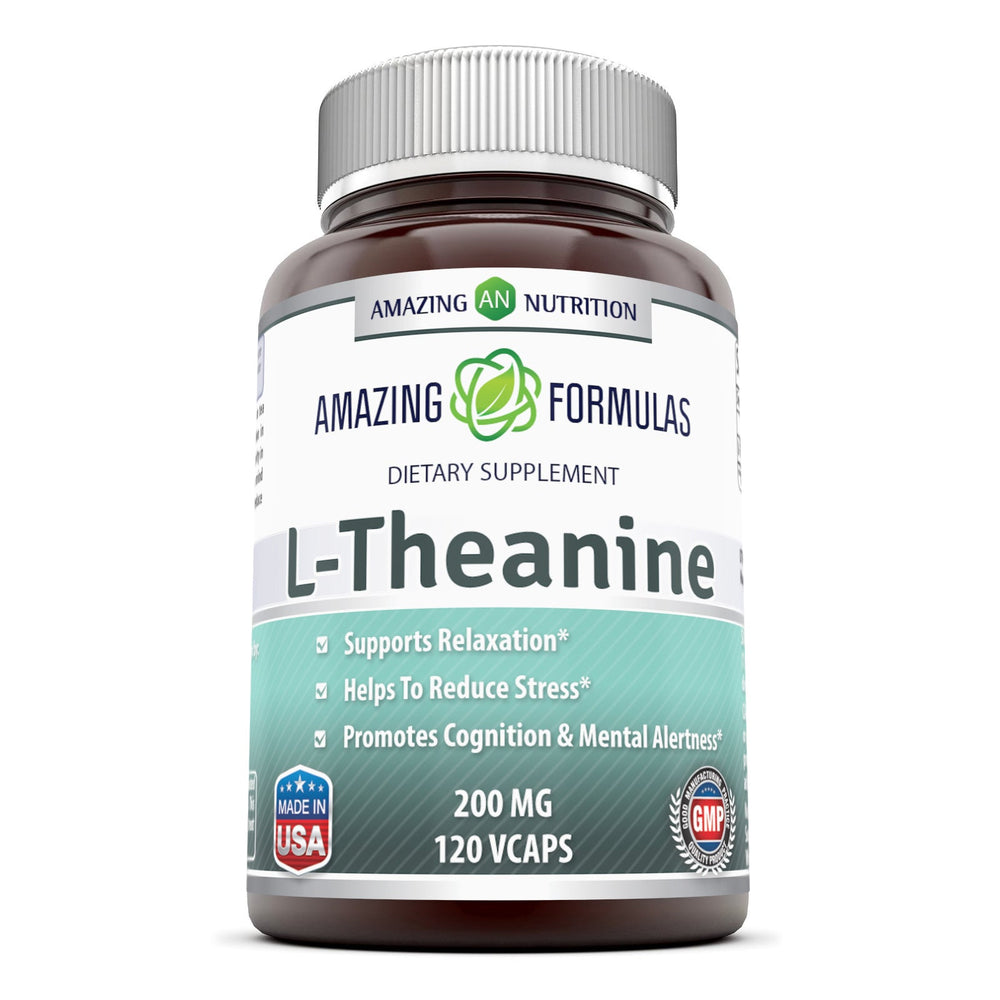 Amazing Formulas L Theanine 200 Mg 120 Capsules