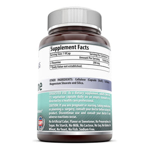 Amazing Formulas L Theanine 200 Mg 120 Capsules