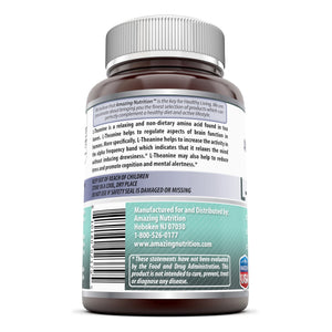 Amazing Formulas L Theanine 200 Mg 120 Capsules