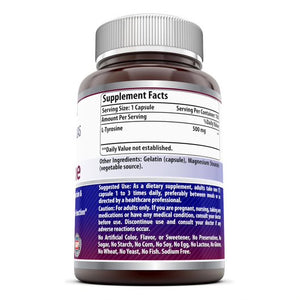 Amazing Formulas L Tyrosine 500 mg 180 Capsules