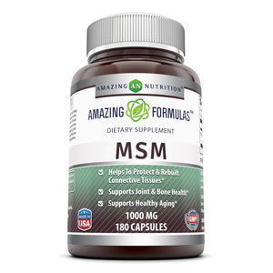 Amazing Formulas MSM 1000 Mg 180 Capsules