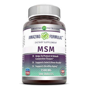 Amazing Formulas MSM 1500 mg 180 Tablets