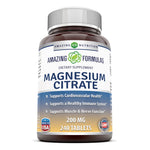 Amazing Formulas Magnesium Citrate 200 Mg 240 Tablets