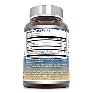 
                
                    Load image into Gallery viewer, Amazing Formulas Magnesium Citrate 400 mg 180 softgels
                
            