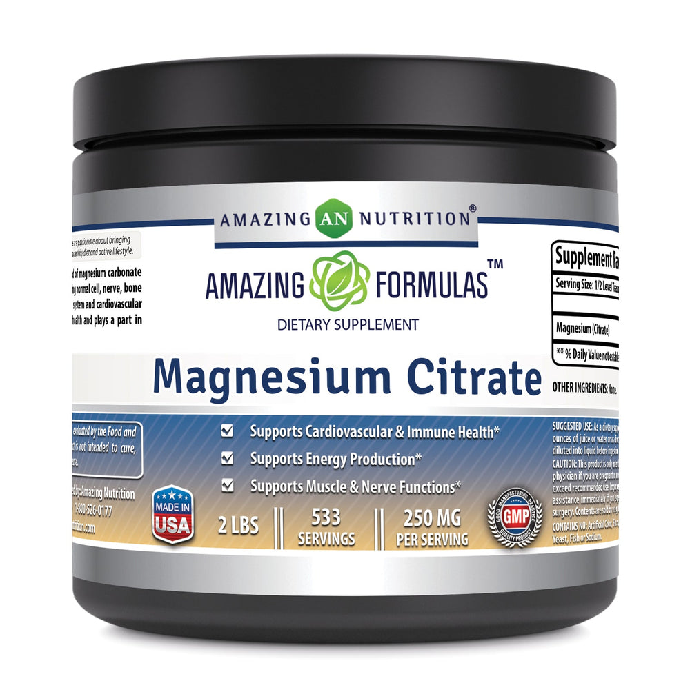 
                
                    Load image into Gallery viewer, Amazing Formulas Magnesiumn Citrate 2 Lbs Powder
                
            