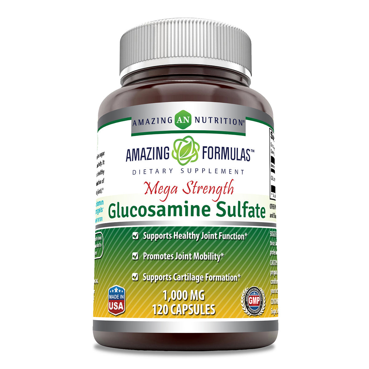 Amazing Formulas Mega Strength Glucosamine Sulfate 1000 Mg 120 Capsule