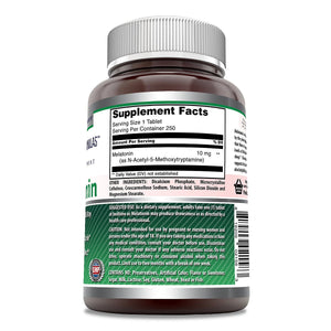 Amazing Formulas Melatonin Quick Dissolve - 10 Mg (250 Tablets,Citrus)