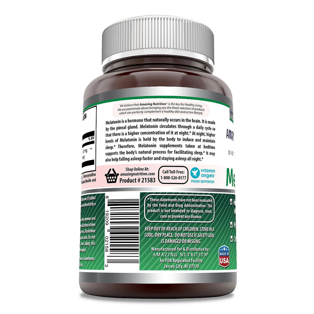 Amazing Formulas Melatonin Quick Dissolve - 10 Mg (250 Tablets,Citrus)