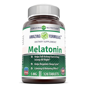Amazing Formulas Melatonin 5 Mg 120 Tablets