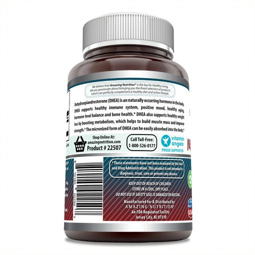 Amazing Formulas Micronized DHEA 25mg 180 Capsules