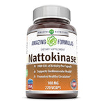 Amazing Formulas Nattokinase 100 Mg 270 Veggie Capsules