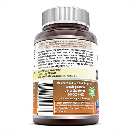 Amazing Formulas Nattokinase 100 Mg 90 Veggie Capsules