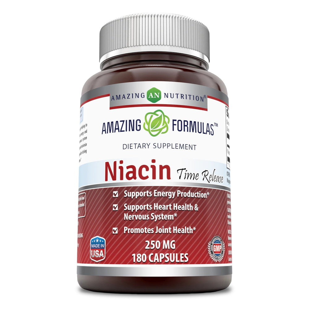Amazing Formulas Niacin 250 Mg 180 Capsules