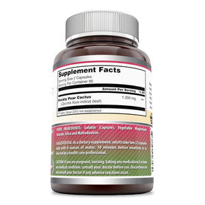 Amazing Formulas Nopal Cactus 650 Mg 180 Capsules